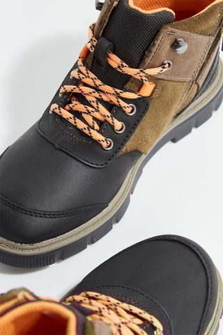 Botas de piel - Caqui