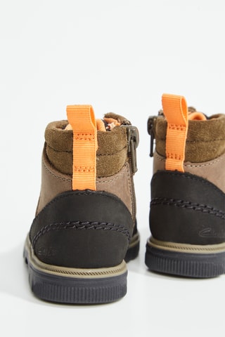 Botas de piel - Caqui