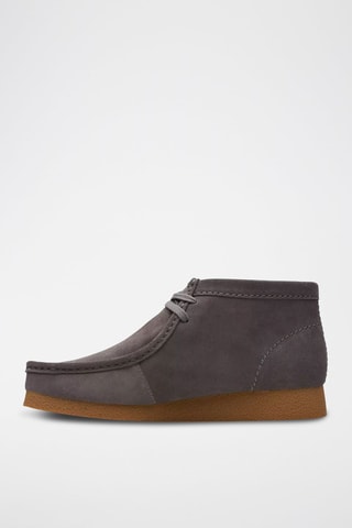Botas de nobuk Wallabee Evo - Gris claro