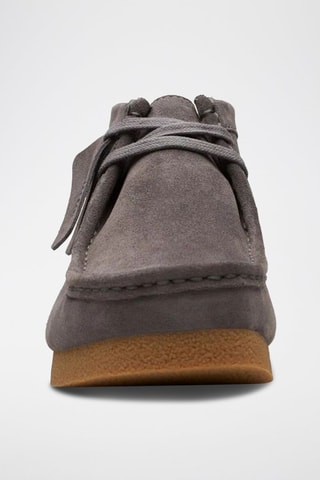 Botas de nobuk Wallabee Evo - Gris claro