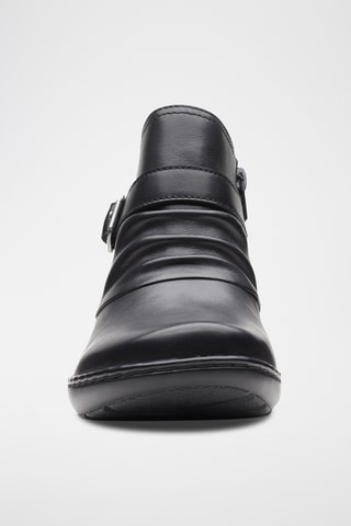 Botines de piel Cora - Negro