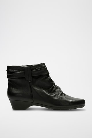 Botines de piel Matron Ella - Negro