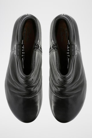 Botines de piel Matron Ella - Negro