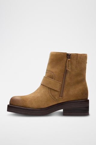 Botines de nobuk Rebelle - Marrón claro