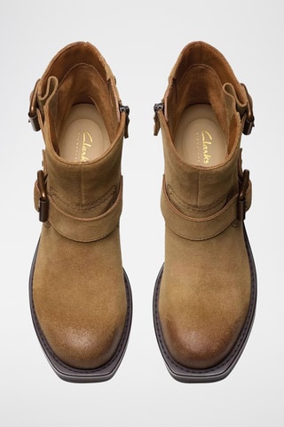 Botines de nobuk Rebelle - Marrón claro