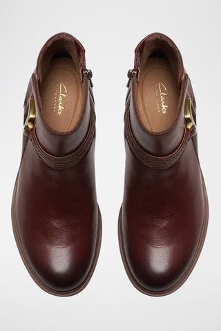 Botines de piel Neva - Marrón