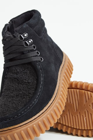 Botines de nobuk - Negro