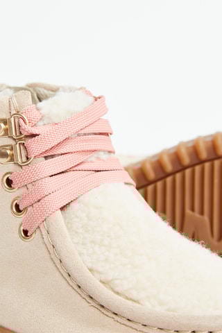 Botines de nobuk - Beige