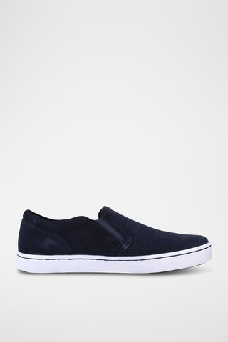 Slip-on de nobuk Pawley Bliss - Azul marino