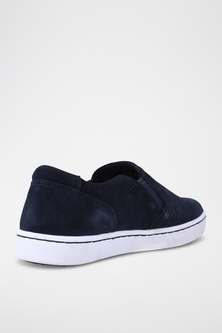 Slip-on de nobuk Pawley Bliss - Azul marino