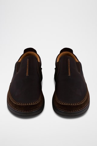 Slip-on de piel Nature - Marrón