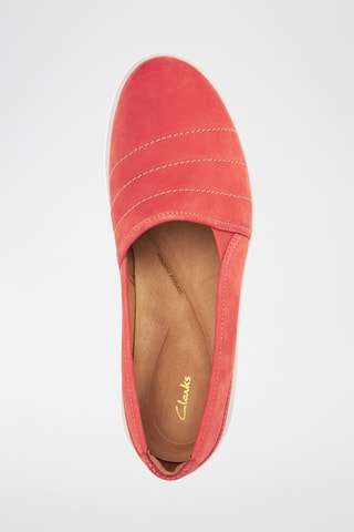 Slip-on de piel Nalle - Coral