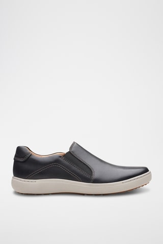 Slip-on de piel Nalle Stride - Negro