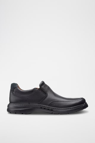 Slip-on de piel Un - Negro