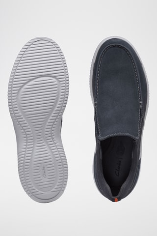 Slip-on de nobuk Donaway - Azul marino