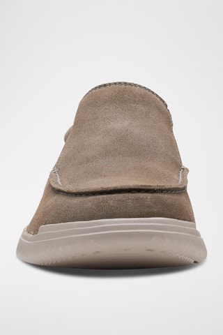 Slip-on de nobuk Donaway - Beige oscuro