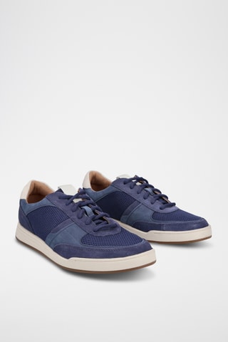 Zapatillas de piel Bizby - Azul oscuro