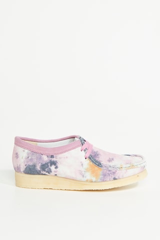 Zapatillas tie-dye de nobuk Wallabee - Gris