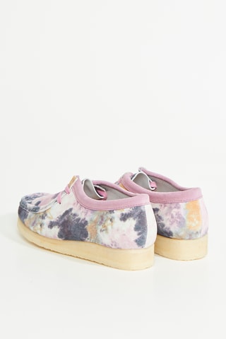 Zapatillas tie-dye de nobuk Wallabee - Gris
