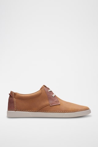 Zapatillas de piel Gereld - Camel
