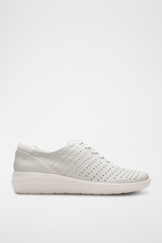 Zapatillas de piel Kayleigh - Blanco