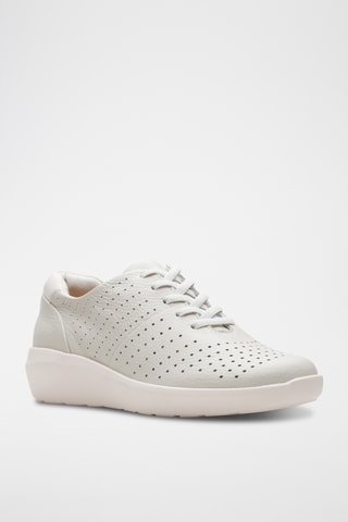 Zapatillas de piel Kayleigh - Blanco
