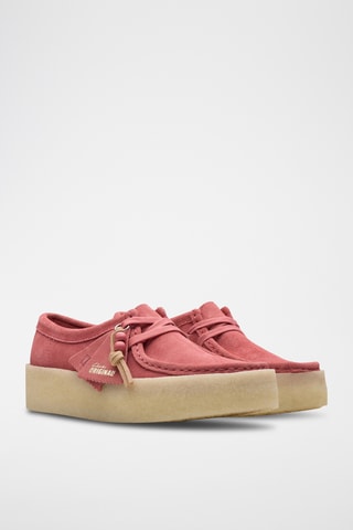 Zapatillas de nobuk Wallabee - Rosa viejo