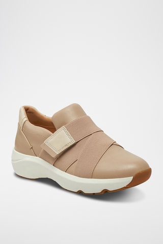 Zapatillas de piel Tivoli - Beige