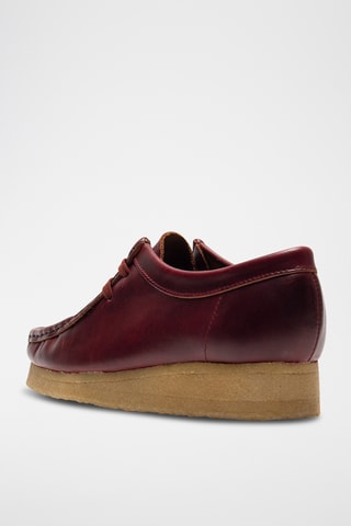 Zapatillas de piel Wallabee - Burdeos