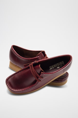 Zapatillas de piel Wallabee - Burdeos