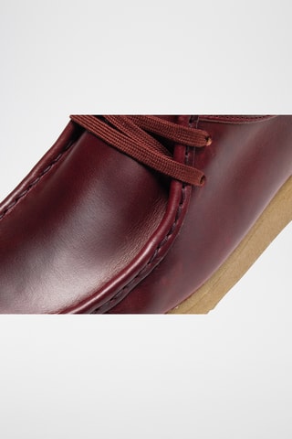 Zapatillas de piel Wallabee - Burdeos