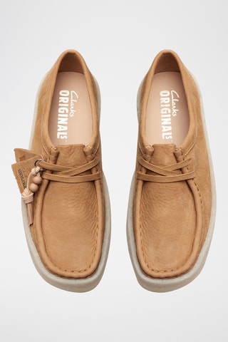 Zapatillas de nobuk Wallabee - Marrón claro