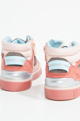 Zapatillas altas de piel - Rosa