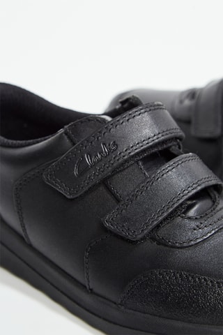 Zapatillas de piel - Negro