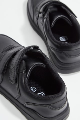 Zapatillas de piel - Negro