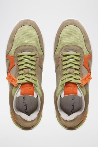 Zapatillas de nobuk RaceLite - Verde oliva