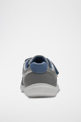 Zapatillas de piel Flash Web - Azul oscuro