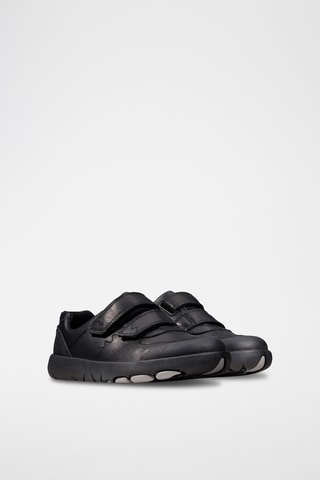 Zapatillas de piel Rex Pace - Negro