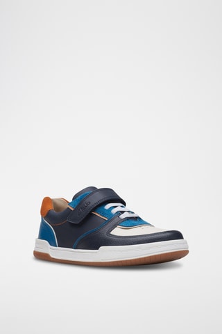 Zapatillas de piel Fawn Craft - Azul marino