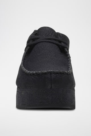 Botines de nobuk con plataforma Wallacraft - Negro