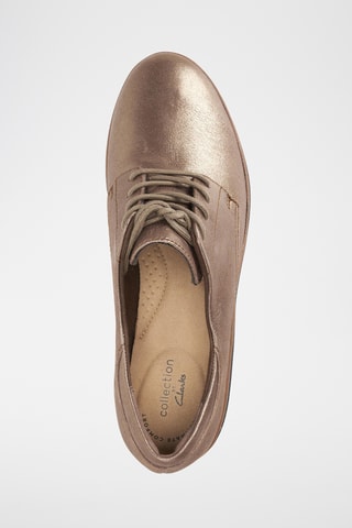 Derbies de piel de cuña Mazy Hyannis - Gris claro