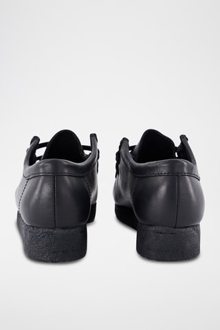 Botines Wallabee de piel - Negro