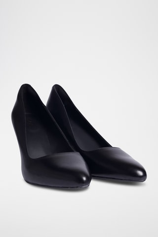 Zapatos de piel de tacón Laina Rae - Negro