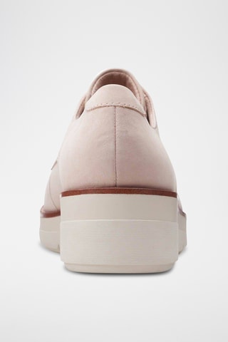 Derbies de nobuk Shaylin - Rosa empolvado