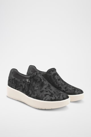 Zapatillas de nobuk Layton - Negro y antracita