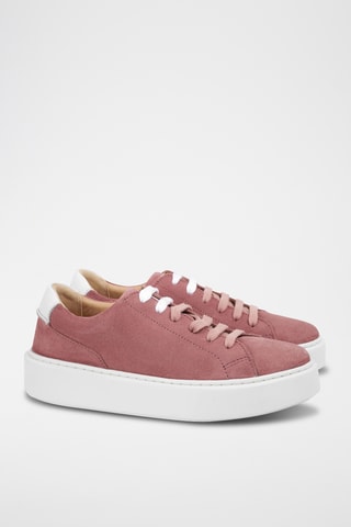 Zapatillas de nobuk Hero Lite - Rosa viejo