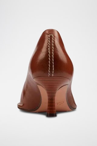 Zapatos de piel de tacón Thorna - Marrón