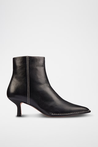 Botines de piel Thorna - Negro