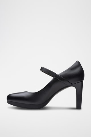 Babies de piel de tacón Ambyr - Negro