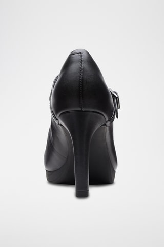 Babies de piel de tacón Ambyr - Negro